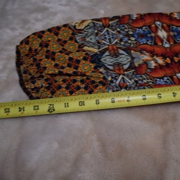 Olive Hill Boho Blouse Size Medium Long Sleeve Colorful Flowy Top Festival - Picture 16 of 16